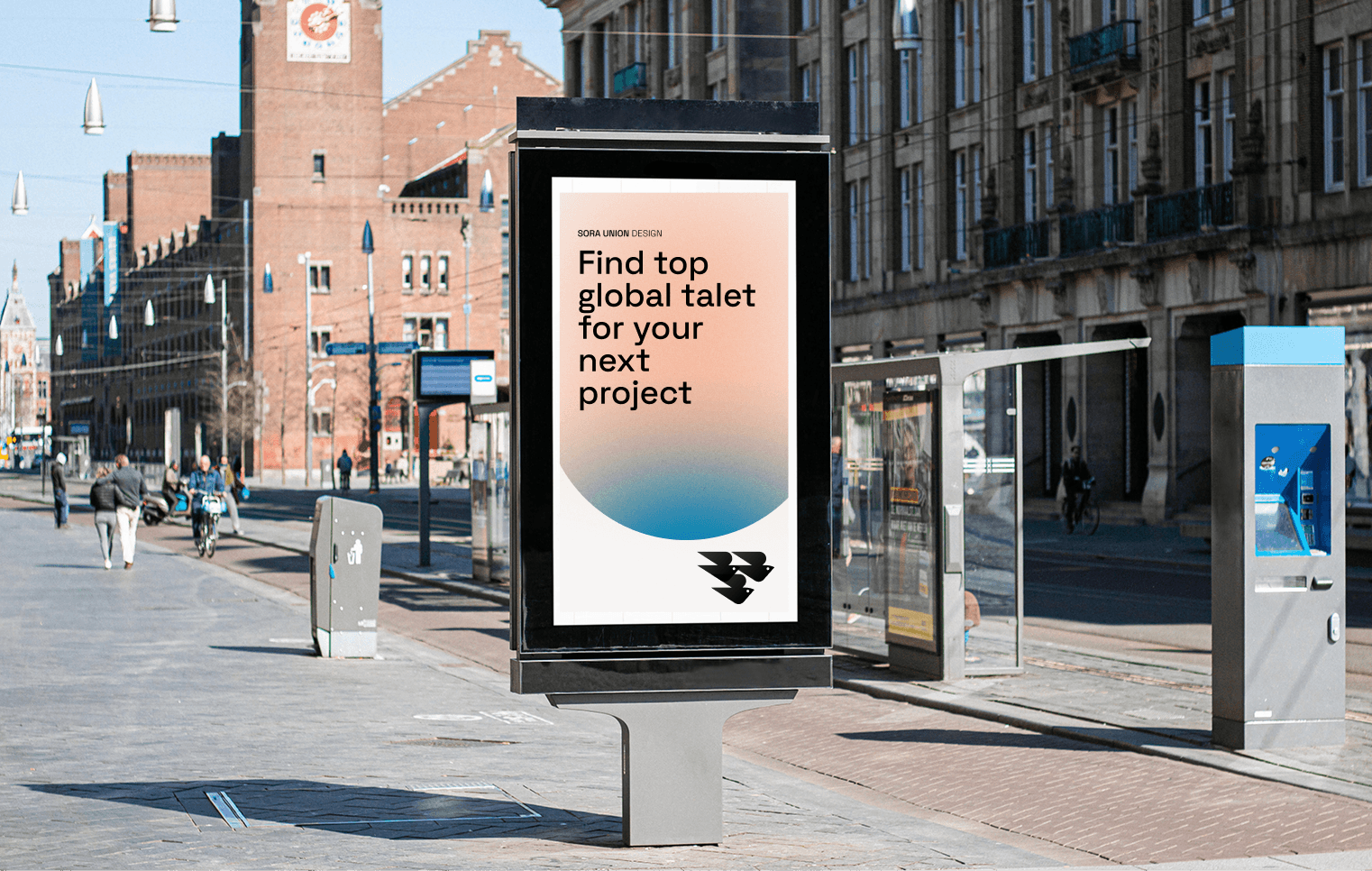 Sora Union team collaborating in a creative workspace, showcasing diverse talent.